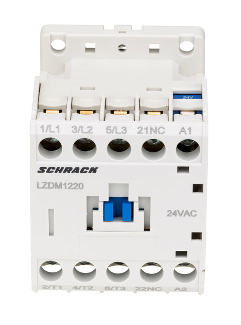 Contactor 3 poli, CUBICO Mini, 5,5kW, 12A, 1NÎ,24Vc.a.