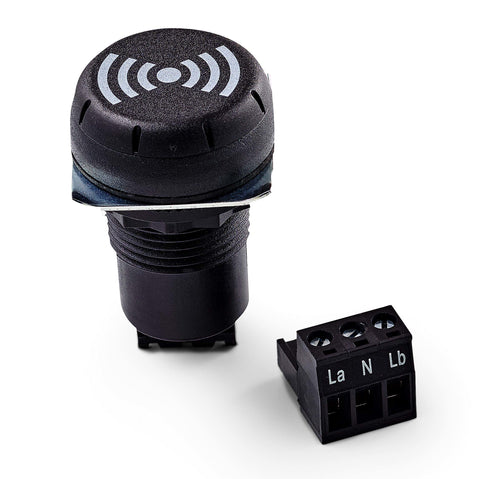 Buzer Compact, d= 30 mm, 230-240 V c.a., negru, 85 dB