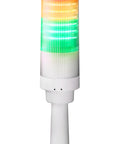 Coloană compactă LED cu sonerie, bază dreaptă, 24V c.c.