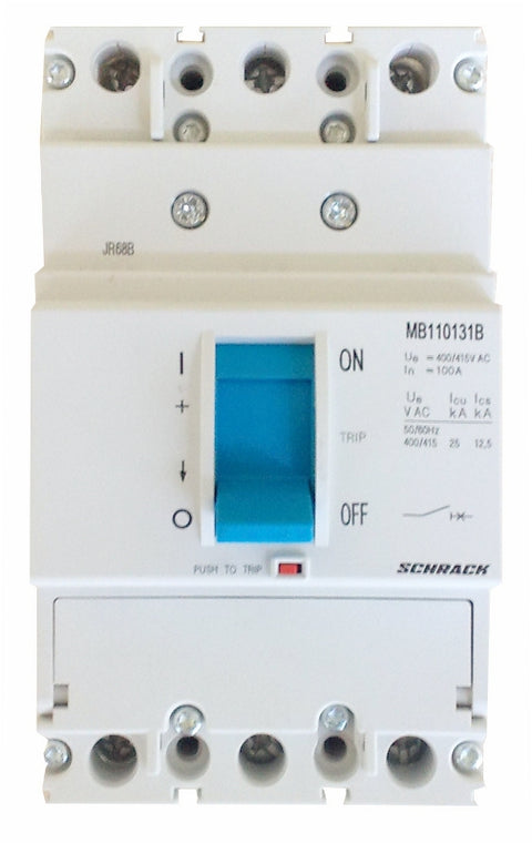 Întreruptor compact MB 25kA, borne cu surub, 100A, 3 poli