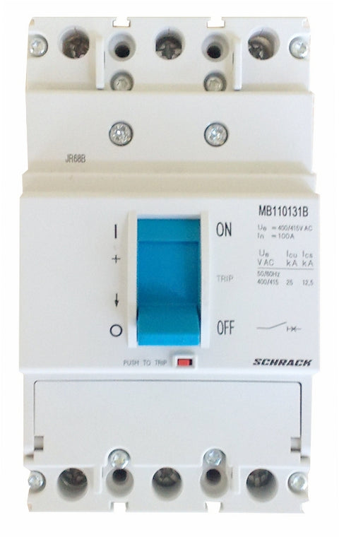 Întreruptor compact MB 15kA, borne cleme rapide 125A, 3 poli