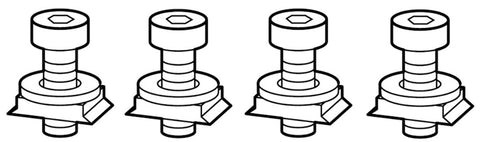 Borne cu şurub pt. MC2, 4-poli (1 set = 4 buc)