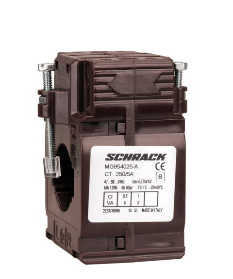 Transformator de curent 250/5A, 30x10, clasă 0,5