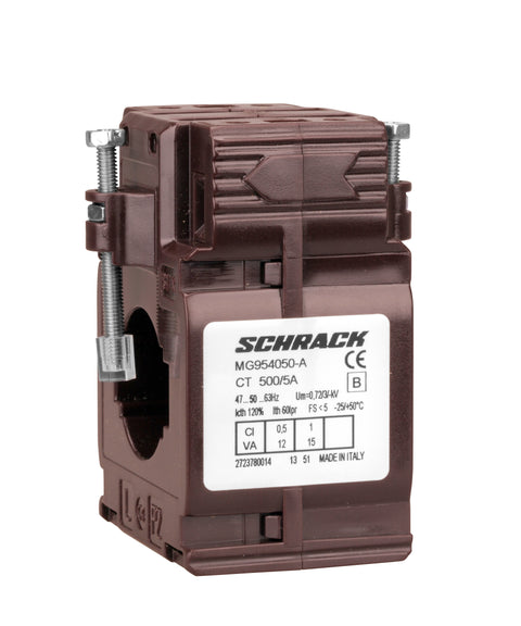 Transformator de curent 500/5A, 30x10, clasă 0,5