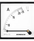 Ampermetru 96*96mm, 25A, conexiune directă, AC