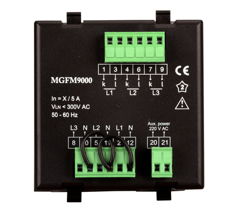 Multimetru digital trifazat, 96*96, cu 5 display-uri