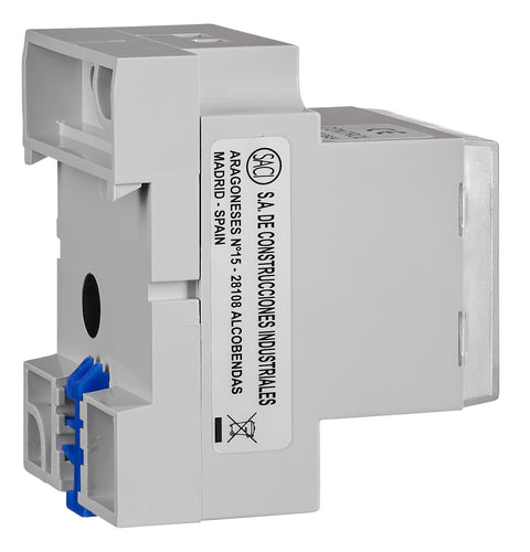 SACI EC5VR 45x52,5 Voltmeter, DIN rail mounting, 0-500V