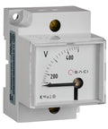 SACI EC5VR 45x52,5 Voltmeter, DIN rail mounting, 0-500V