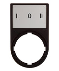 Suport cu placa 30x50mm cu inscriptia I 0 II