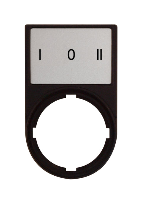 Suport cu placa 30x50mm cu inscriptia I 0 II