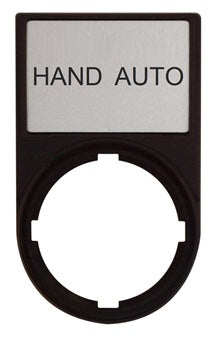 Suport cu placa 30x50mm cu inscriptia HAND AUTO