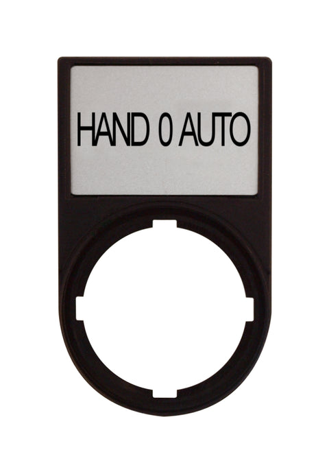 Suport cu placa 30x50mm cu inscriptia HAND 0 AUTO