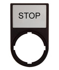 Suport cu placa 30x50mm cu inscriptia STOP