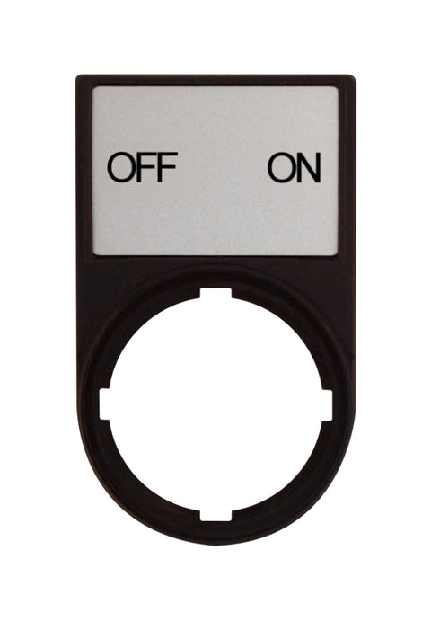 Suport cu placa 30x50mm cu inscriptia OFF ON