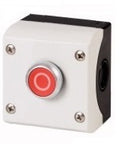 Buton rosu complet in carcasa '0'