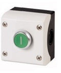 Buton verde complet in carcasa '1'