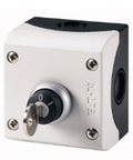 Buton cu revenire cu cheie, 1ND+1NI