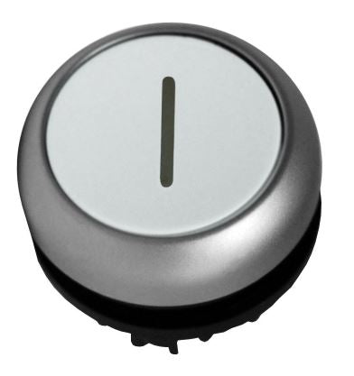 Buton comanda alb cu revenire '1'