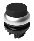 Buton comandă proeminent, cu revenire, negru