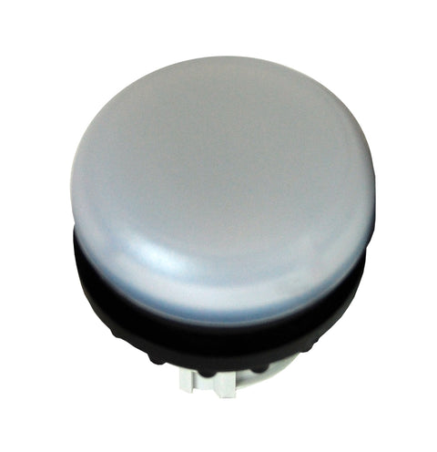 Capac lampa semnalizare scund alb