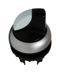 Buton selector 0-1 fara revenire alb