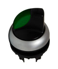Buton selector 1-0-2 cu revenire verde