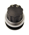Buton selector 0-1 cu revenire negru