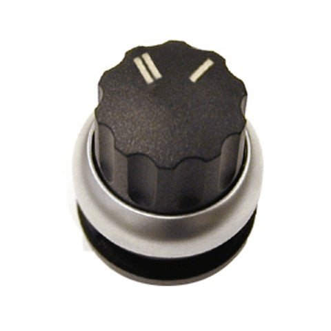 Buton selector I-II fara revenire negru