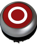 Buton comanda iluminat scund cu revenire rosu "0"
