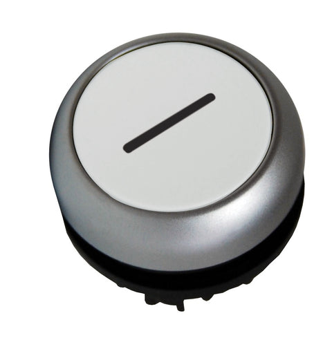 Buton comanda iluminat scund cu revenire alb "1"