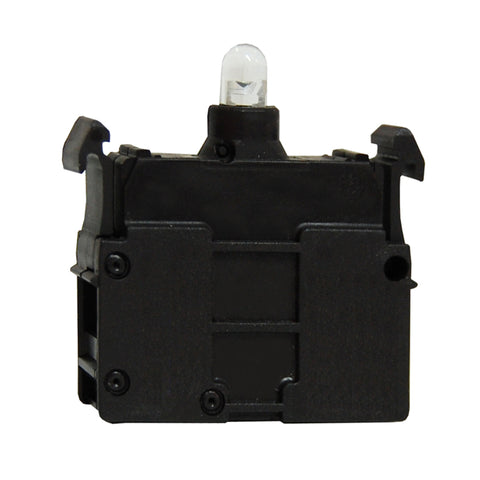 Modul LED 18-30V ACDC albastru montaj frontal clema elastica
