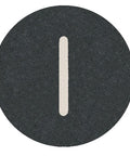 Placuta presare negru "1"