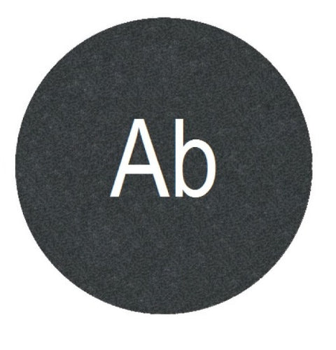 Placuta presare negru "Ab"