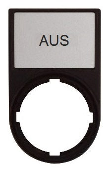 Eticheta cu suport 30x50mm "Aus"