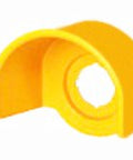 Guler protectie galben pentru buton avarie