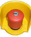 Guler protectie galben pentru buton avarie
