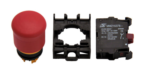 Set complet buton avarie cu un contact NÎ