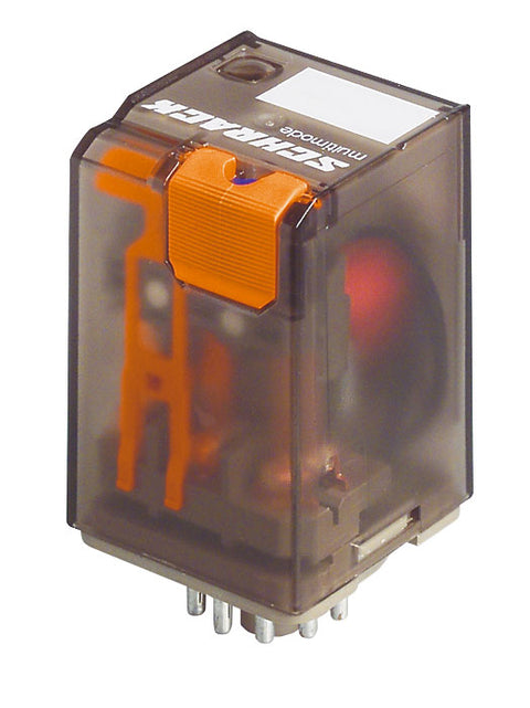 Releu MT 10A, 24VDC, 11poli, 3contact aurit comutator