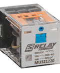 Releu broşabil, 11 pini, 3 CC, 220V c.c., 10A