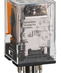 Releu broşabil, 11 pini, 3 CC, 220V c.c., 10A