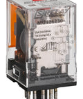 Releu broşabil, 11 pini, 3 CC, 230V c.a., 10A