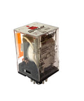 Releu broşabil, 11 pini, 3 CC, 115V c.a., 10A cu LED