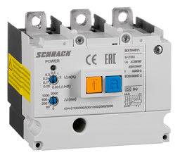 Bloc diferential pentru MX1 3 Poli, 0,03 - 2A