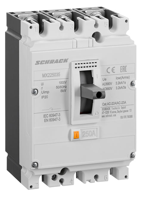 Comutator de putere MX2, 3 poli 250A