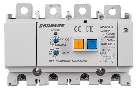 Bloc diferential pentru MX2 4 Poli, 0,03 - 2A