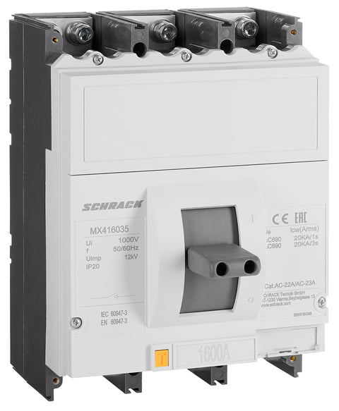 Comutator de putere MX4/1600 3 poli 1600A
