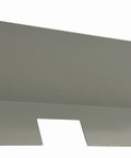 Rain roof white for emergency luminaires design C1