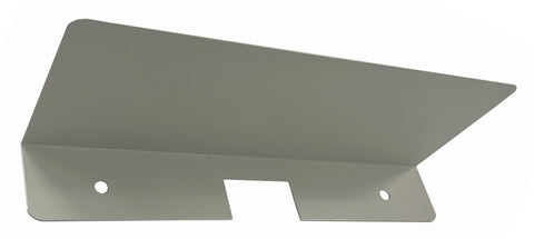 Rain roof white for emergency luminaires design C1
