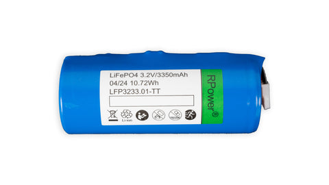 Accu LiFePO4 3.2V 3.3Ah temperatură joasă pentru corpuri LED