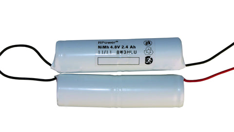 Akku 4,8V 2,4Ah ptr.Einzelbatt. luminien 8W 3h NLxxx833